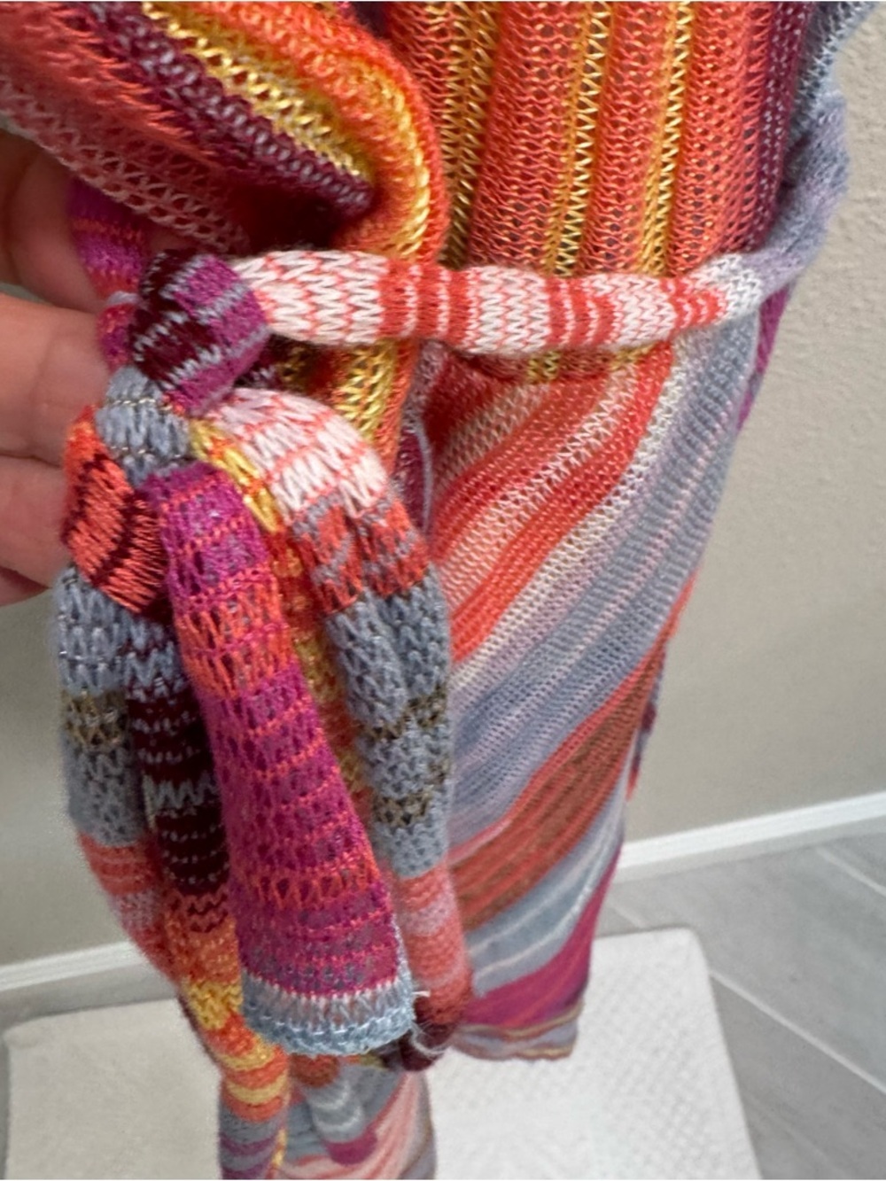 Anthropologie Reverie Rainbow Sweater Dress By Cecilia Prado Size M NWT Colorful - Picture 11 of 13